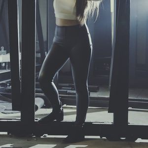 High Waisted Leather Look Freddies